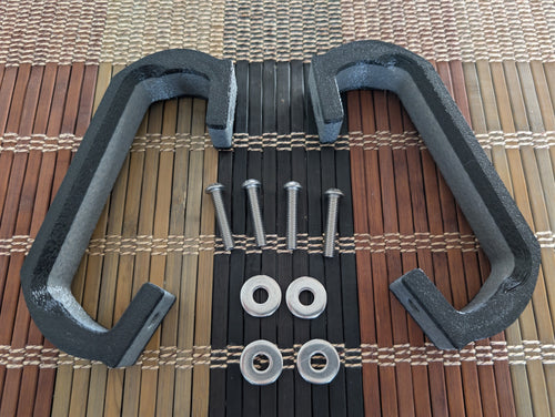 Premium Pair Handle Kit — Black/Gray-Center