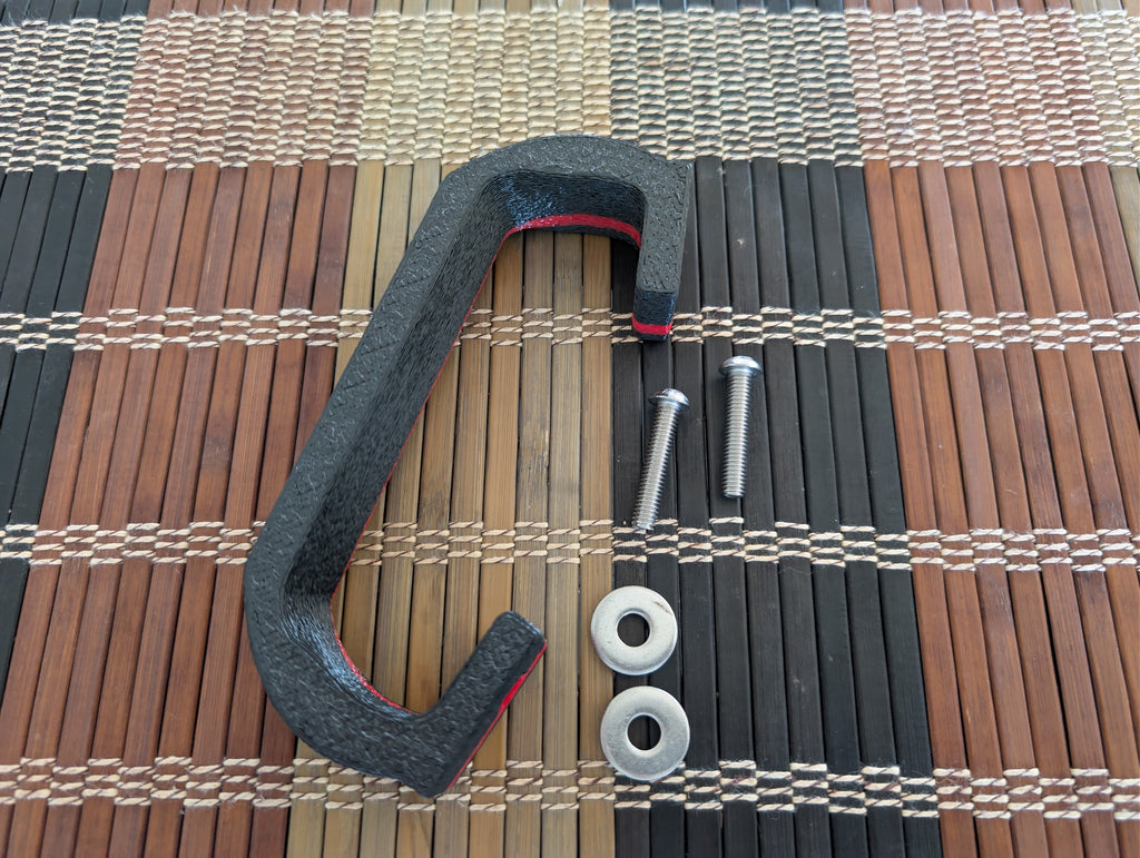Premium Single Handle Kit — Black/Red Stripe